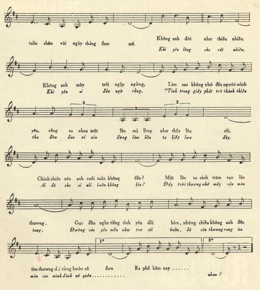 Sheet nhạc Nếu Đời Không Có Anh 2